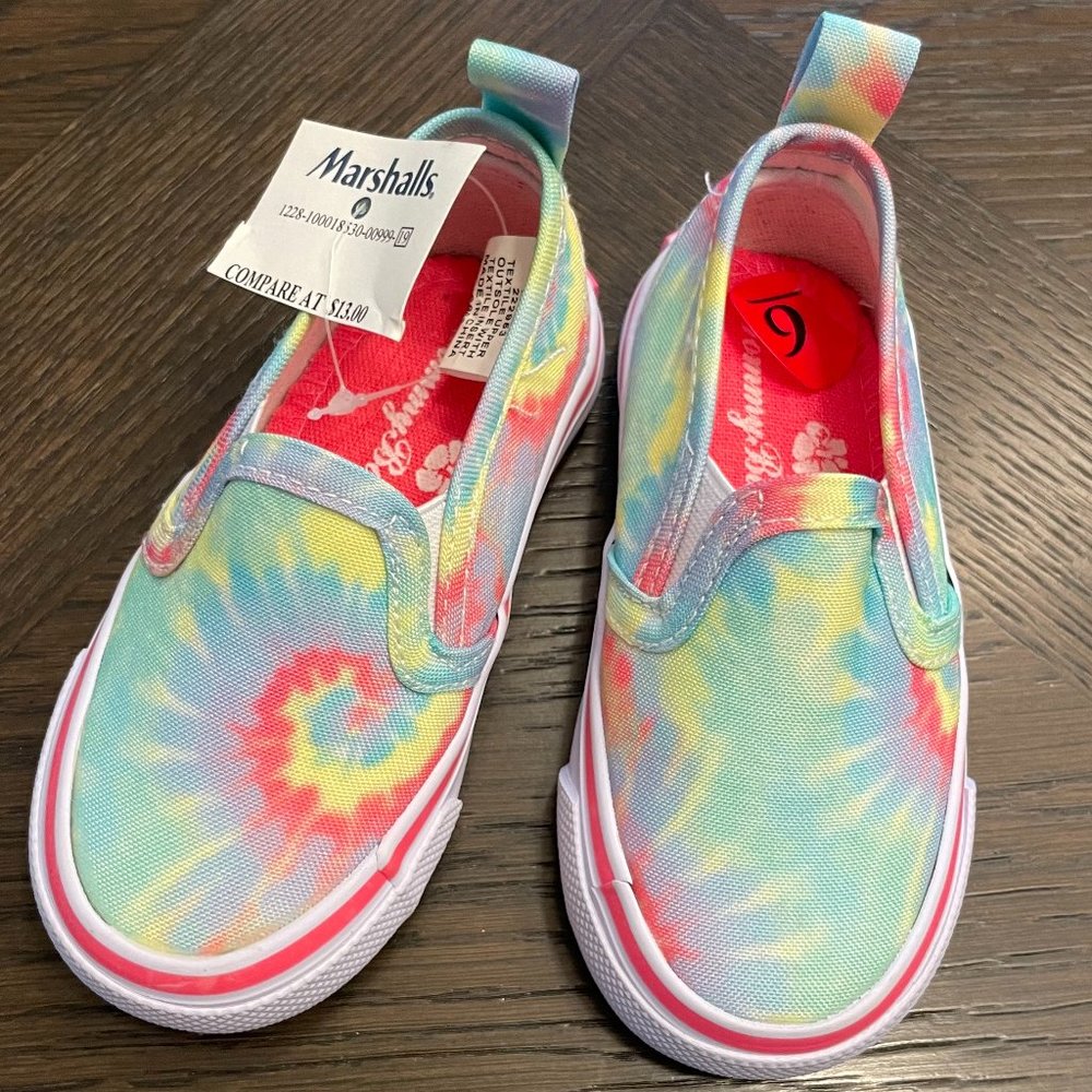 Tommy Bahama Toddler Slip-On Sneakers, Tie Dye, Size 6